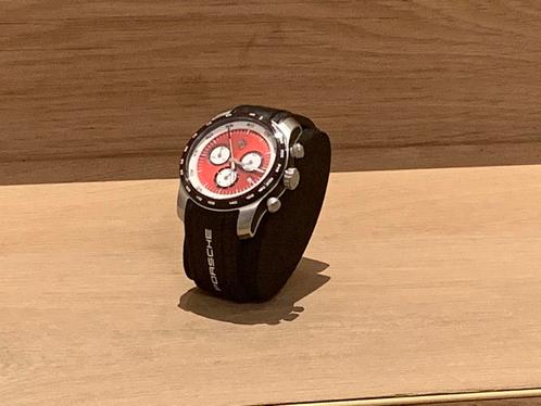 Porsche horloge Sport Chrono - red, Handtassen en Accessoires, Horloges | Heren, Zo goed als nieuw, Polshorloge, Overige merken