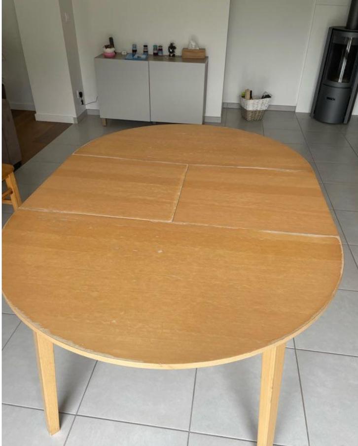 Table à manger Ikea Jussi ronde et extensible 4-6 personnes, Maison & Meubles, Tables | Tables à manger, Utilisé, 100 à 150 cm