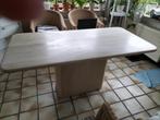 Travertin tafel, Huis en Inrichting, Tafels | Eettafels, 50 tot 100 cm, Overige materialen, 150 tot 200 cm, Rechthoekig