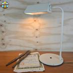 Vintage industriële metalen bureaulamp / nachtlampje, Ophalen of Verzenden