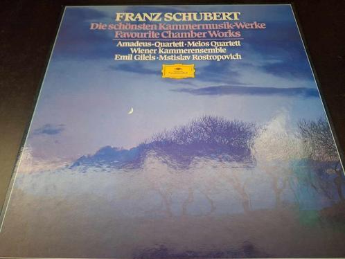 Schubert / Gilels - Favourite Chamber Works Box 4 x Lp's, CD & DVD, Vinyles | Classique, Utilisé, Romantique, Musique de chambre