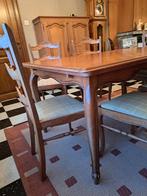 Mooie antieke tafel met stoelen, Antiek en Kunst, Antiek | Meubels | Tafels, Ophalen