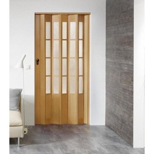 SALE! Marley President vouwdeur met glas kleur beuken 86x205, Motoren, Accessoires | Koffers en Tassen, Nieuw, Ophalen of Verzenden