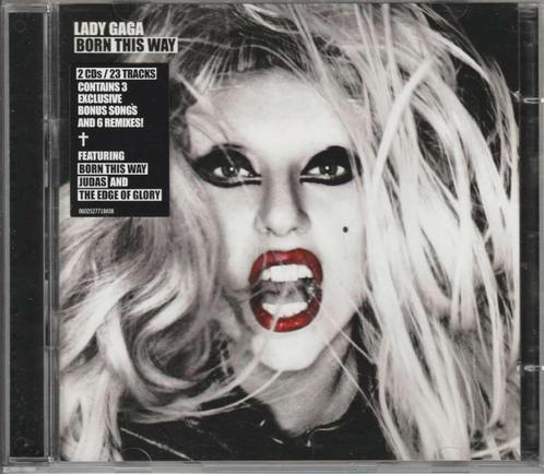 2 cd's Lady Gaga - Born this way, Cd's en Dvd's, Cd's | Dance en House, Zo goed als nieuw, Dance Populair, Ophalen of Verzenden