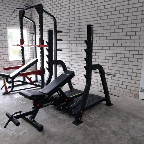 Barbarian line  Olympic Adjustable Multi Press Bench, Sport en Fitness, Fitnessmaterialen, Zo goed als nieuw, Halterschijven, Ophalen