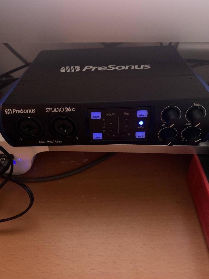 Presonus Studio 26c, Audio, Tv en Foto, Versterkers en Ontvangers, Zo goed als nieuw, Overige merken, Ophalen