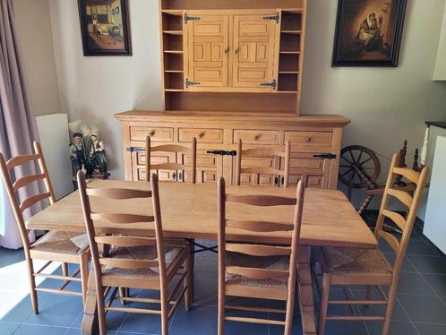 Eetplaats, Huis en Inrichting, Complete eetkamers, Gebruikt, 4 tot 6 stoelen, Ophalen