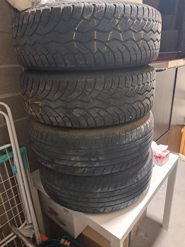 4 banden met velg voor Nissan Qashqai – maat 215/65 R16, Auto-onderdelen, Banden en Velgen, Band(en), Zomerbanden, Ophalen