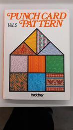 Brother breimachine boek punchcard pattern Vol. 5, Enlèvement ou Envoi, Utilisé, Tricot, Patron ou Livre