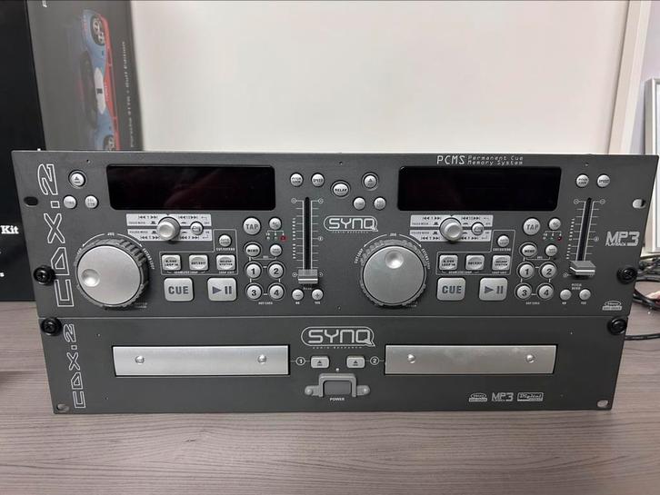 SYNQ CDX 2 Pro, Dubbele CD & MP3 Speler, Muziek en Instrumenten, Dj-sets en Draaitafels, Gebruikt, Dj-set, Reloop, Ophalen of Verzenden