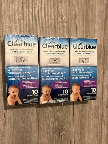 Clearblue ovulatietesten 3x10 stuks beschikbaar voor biedingen