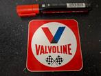 Sticker motorolie Valvoline Formule 1 vlag, Verzamelen, Ophalen of Verzenden, Zo goed als nieuw