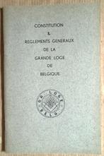 Constitution & Règlements: la Grande Loge de Belgique - 1968, Autres sujets/thèmes, Manuel d'instruction, Redactie GLB, Utilisé