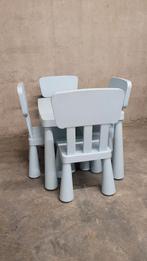 Ikea kindertafel + 4 stoelen, Kinderen en Baby's, Ophalen, Gebruikt