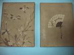 2x Art Nouveau antiek foto album kinderportret Japanse stijl, Antiek en Kunst, Kunst | Tekeningen en Fotografie, Ophalen of Verzenden