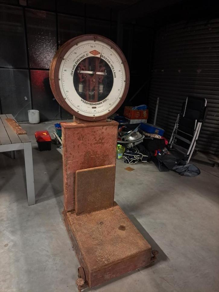 Ancienne échelle de Jan Molenschot de 1946, Electroménager, Balances, Utilisé, Analogique, Balance de magasin, 1 à 500 grammes