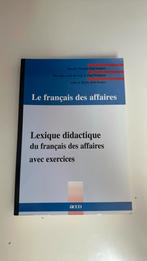 Lexique didactique du francais des affaires, Livres, Langue | Français, Enlèvement ou Envoi, Neuf