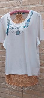 T shirt 60cm van oksel tot oksel un jour, Kleding | Dames, T-shirts, Wit, Un jour, Ophalen of Verzenden, Zo goed als nieuw