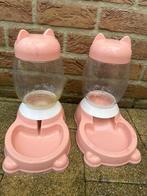 2 distributeurs (eau et croquettes) pour chat, Animaux & Accessoires, Enlèvement, Comme neuf