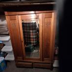 Antiek eiken vestiaire/hal kast, Ophalen, Gebruikt