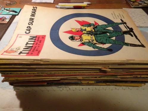 50 tijdschriften - Kuifje, de jeugdkrant - Hergé, Verzamelen, Stripfiguren, Gebruikt, Boek of Spel, Kuifje, Ophalen of Verzenden