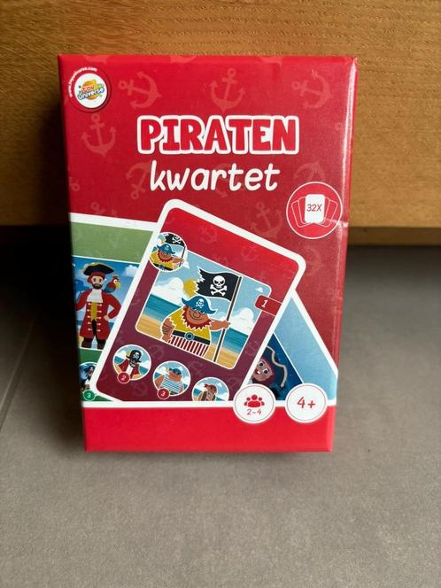 Piraten Kwartet | Leuk Kaartspel voor Kinderen, Hobby & Loisirs créatifs, Jeux de société | Jeux de cartes, Neuf, Enlèvement ou Envoi