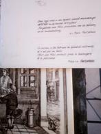 Vintage bijzet tafel,betegeld met zeldzame tegels, Ophalen, Zo goed als nieuw