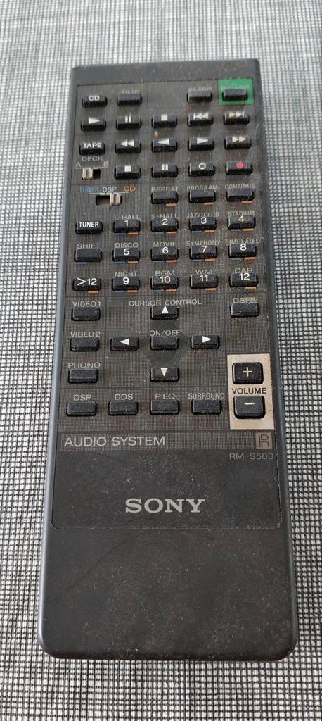 SONY RM-S500 remote, Audio, Tv en Foto, Afstandsbedieningen, Zo goed als nieuw, Ophalen