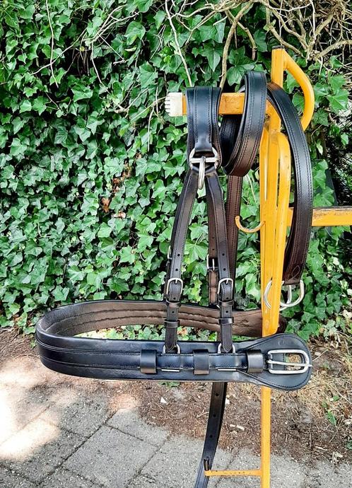 ✔NIEUW PROFESSIONEEL MEN BORSTTUIG MET STRENGEN 125 €  🔴, Dieren en Toebehoren, Paarden en Pony's | Hoofdstellen en Tuigage, Ophalen of Verzenden
