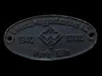 Plaque de wagon Reichsbahn WW2 Köln, Collections, Enlèvement ou Envoi