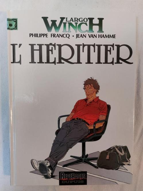 Largo Winch T.1 L'héritier - Réédition (1990) - Proche du ne, Boeken, Stripverhalen, Zo goed als nieuw, Eén stripboek, Ophalen of Verzenden