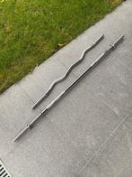 HALTERSTANGEN - LANGE HALTER EN EZ CURL STANG, Sport en Fitness, Fitnessmaterialen, Ophalen of Verzenden, Zo goed als nieuw, Borst