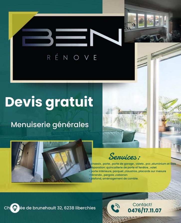 Menuisier, Zakelijke goederen, Machines en Bouw | Houtbewerking, Ophalen of Verzenden