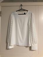 Mooie witte feestelijke blouse ( 44), Kleding | Dames, Ophalen, Zo goed als nieuw, Maat 42/44 (L), Wit
