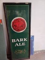 Ingekaderde metaalplaat " Bark Ale", Verzamelen, Ophalen, Gebruikt, Reclamebord, Plaat of Schild, Overige merken