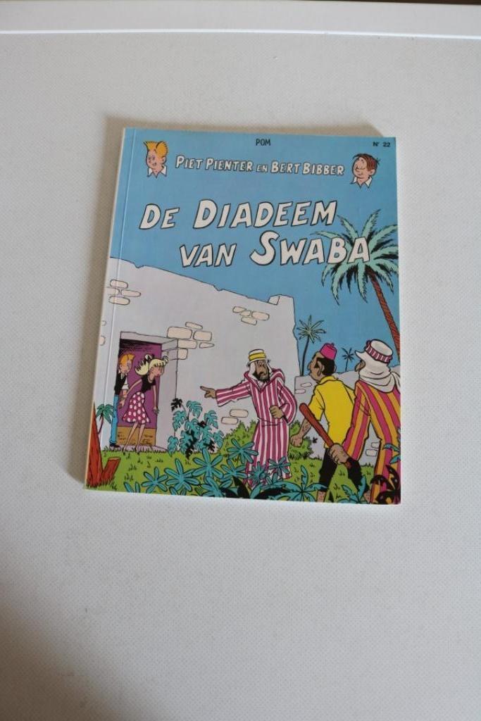 Piet Pienter Nr 22 : De diadeem van Swaba - sc - 1985, Boeken, Stripverhalen, Gelezen, Eén stripboek, Ophalen of Verzenden
