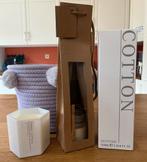 Pak Primar Home katoenen kaarsen + geurverspreider + wierook, Huis en Inrichting, Woonaccessoires | Kandelaars en Kaarsen, Wit