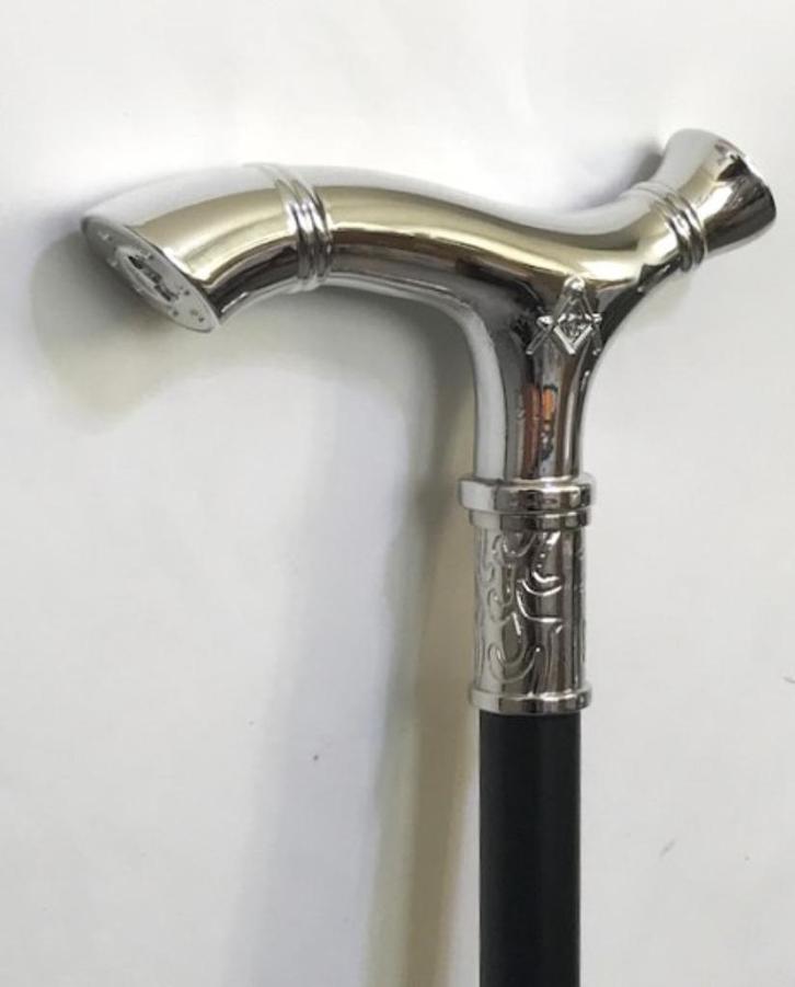 Luxe Canne Francs-Maçons Argent✨😍😎🎁🤗💑⚡🤝👌, Divers, Bâtons de marche, Neuf, Ajustable, Pliable, Enlèvement ou Envoi