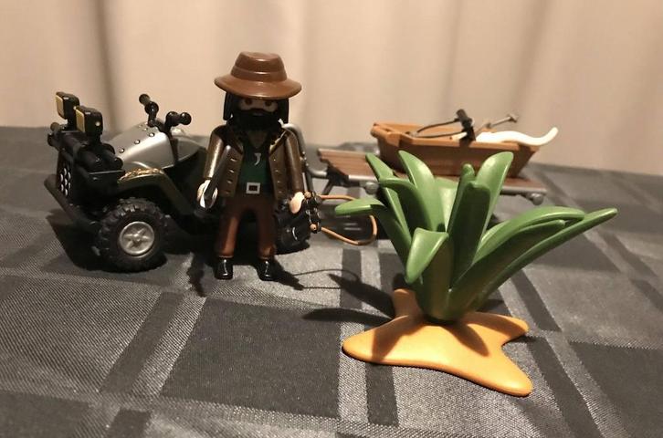 Playmobil 4834 Safari Quad, Kinderen en Baby's, Speelgoed | Playmobil, Zo goed als nieuw, Complete set, Ophalen