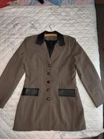 Nieuwe lange damesblazer met leder afgezet.Maat 40., Ophalen, Nieuw, Maat 38/40 (M)