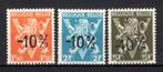 724G/724I MNH** 1946 - Heraldieke leeuw Belgique - België, Ophalen of Verzenden, Postfris, Postfris