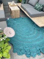 Buiten tapijt Ibiza style groot rond NIEUW, Huis en Inrichting, Rond, Ophalen of Verzenden, 200 cm of meer, Groen