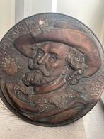 Grote Koperen Plaat Paul Rubens, Antiek en Kunst, Ophalen of Verzenden, Koper