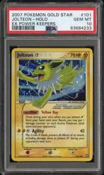 Jolteon Gold Star EX Power Keepers PSA 10 - Flash-Cards, Hobby en Vrije tijd, Verzamelkaartspellen | Pokémon, Ophalen, Nieuw, Overige typen