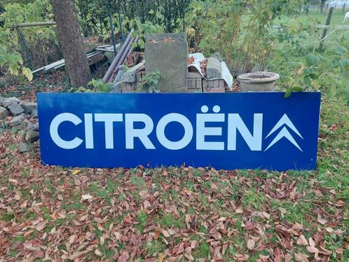 Citroën emaille reklamebord, Verzamelen, Merken en Reclamevoorwerpen, Gebruikt, Reclamebord, Ophalen