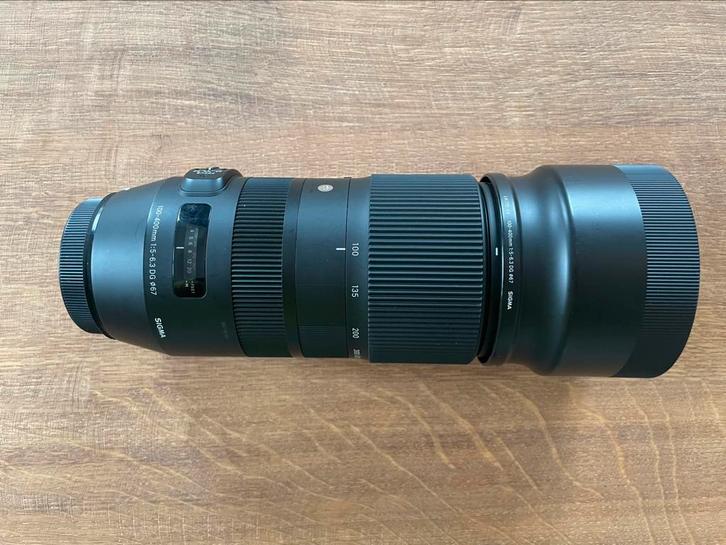 Sigma 100-400mm F5-6.3 DG OS HSM  Canon EF+ RF, Audio, Tv en Foto, Foto | Lenzen en Objectieven, Zo goed als nieuw, Telelens, Zoom