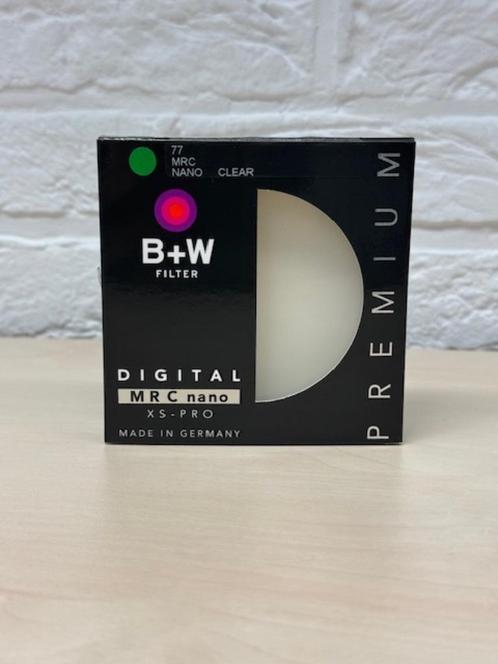 B+W XS Pro MRC nano clear filter 77 ALS  NIEUW, Audio, Tv en Foto, Foto | Filters, Zo goed als nieuw, Beschermfilter, 70 tot 80 mm