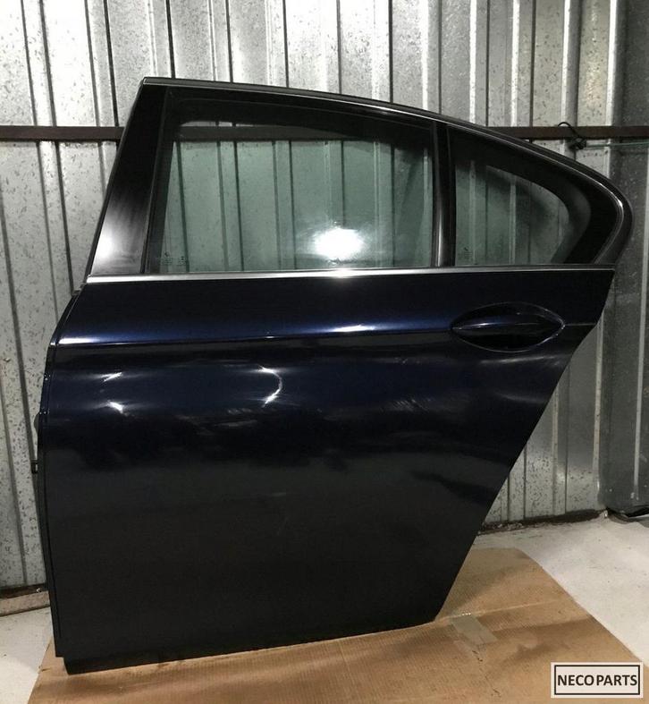 BMW F10 ACHTER DEUR LINKS IMPERIALBLUE LEVERBAAR!!, Auto-onderdelen, Carrosserie, Spatbord, BMW, Gebruikt, Ophalen of Verzenden