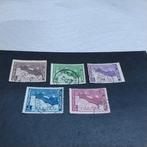 BELGIE 249 /253 gestempeld met cote 8,00 €, Ophalen of Verzenden, Gestempeld