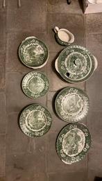 Volledig service royal tudor ware coaching taverns, Antiek en Kunst, Ophalen